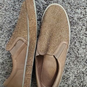 Blinged Rose gold sneakers